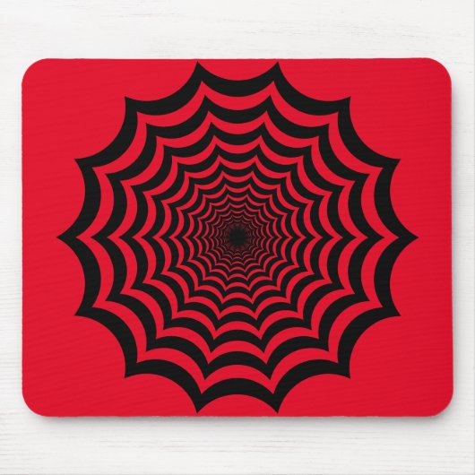 Spider Web Hypnotic Muismat (Voorkant)
