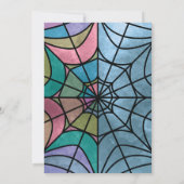 Spider Web Invitation Kaart (Achterkant)