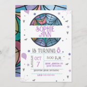 Spider Web Invitation Kaart (Voorkant / Achterkant)