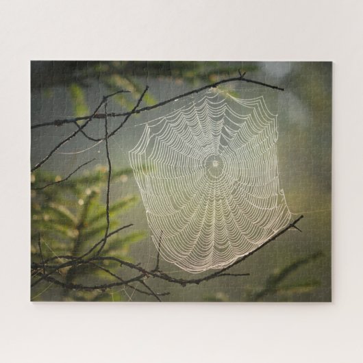 Spider Web Jigzaag Puzzle Legpuzzel (Horizontaal)
