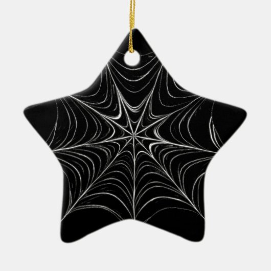 Spider Web Keramisch Ornament (Voorkant)