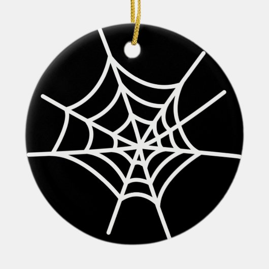 Spider Web Keramisch Ornament (Voorkant)
