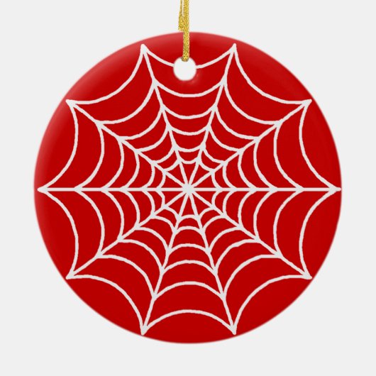 Spider Web Keramisch Ornament (Achterkant)