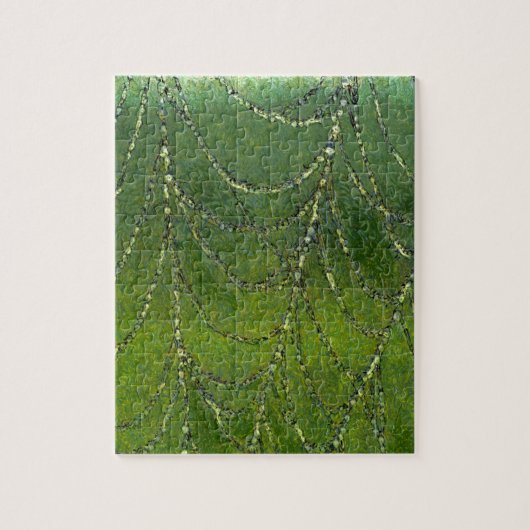 Spider Web met dew-druppels Abstracte kunst Legpuzzel (Verticaal)