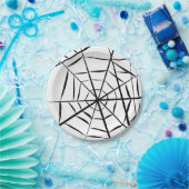 Spider Web Papieren Bordje (Feest)