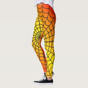 Spider Web Pattern ~ Fire Pattern ~ Leggings
