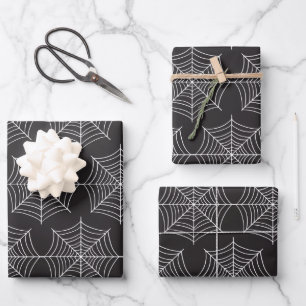 Spider Web Pattern Inpakpapier Vel