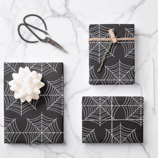 Spider Web Pattern Inpakpapier Vel (Voorkant)