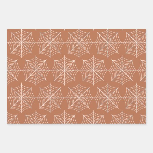 Spider Web Pattern Inpakpapier Vel (Voorkant 3)