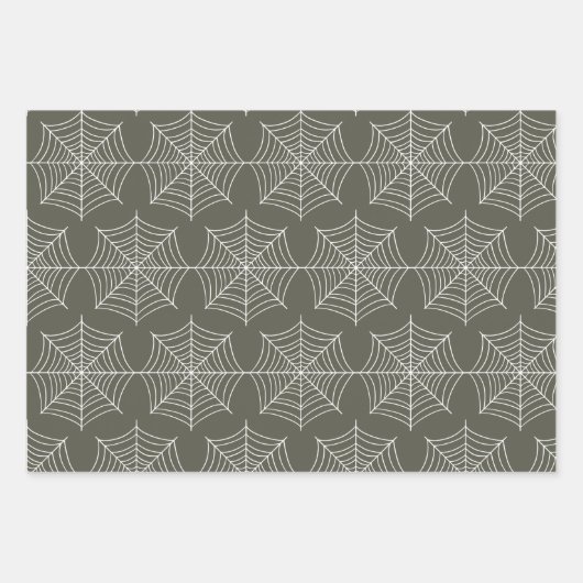 Spider Web Pattern Inpakpapier Vel (Voorkant 3)