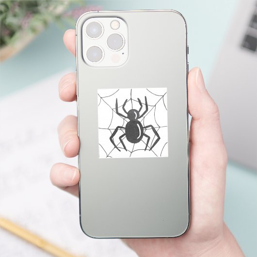 Spider Web Sticker (Telefoon)