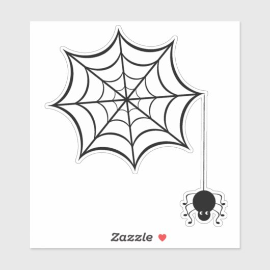 Spider Web Sticker (Vel)
