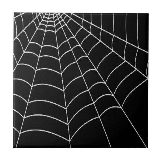 Spider Web Tegeltje (Voorkant)