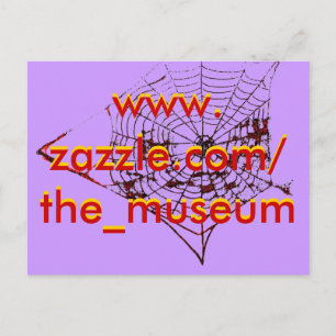 Spider Web The MUSEUM Zazzle the_museum Briefkaart