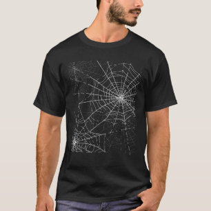 Spider Web TShirt Costume Halloween Cobweb Chemise