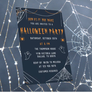 Spider Webs Halloween Carte de vacances pour adult