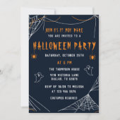 Spider Webs Halloween Carte de vacances pour adult (Devant)