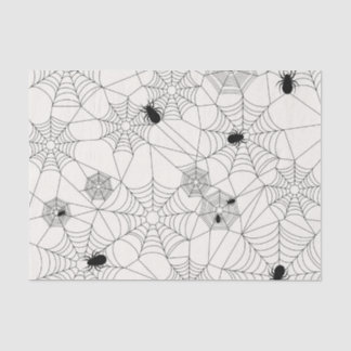 Spider Webs Halloween Pattern Tissuepapier