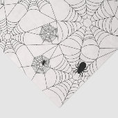 Spider Webs Halloween Pattern Tissuepapier (Detail)