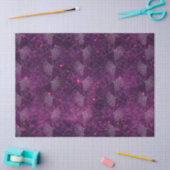 Spider Webs op Paarse ontkoppeling Tissuepapier (Craft)