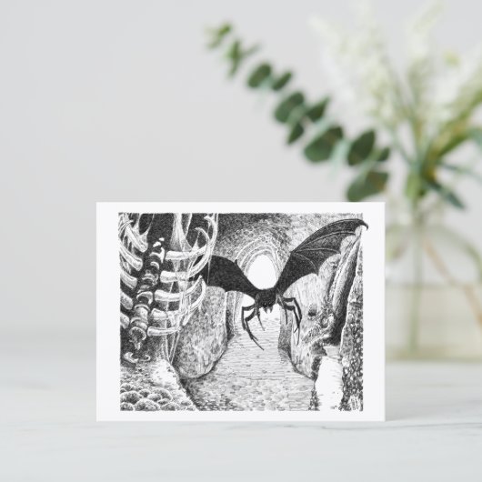 Spiderbat - Briefkaart (Staand voorkant)