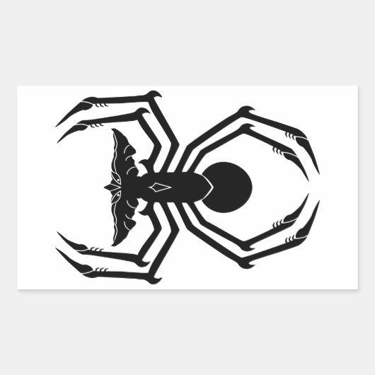 SpiderGremlin Rechthoekige Sticker (Voorkant)