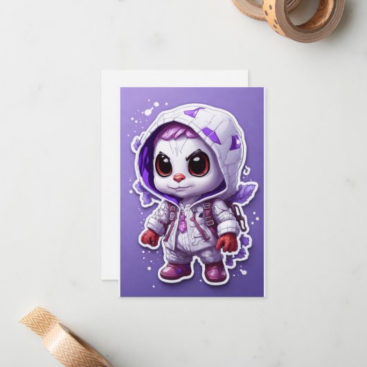 Spiderman - Carte postale simple (Devant/Arrière en situation)