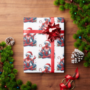 Spiderman Kerst Inpakpapier