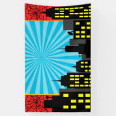 Spiderman Marvel Theme Spandoek (Verticaal)