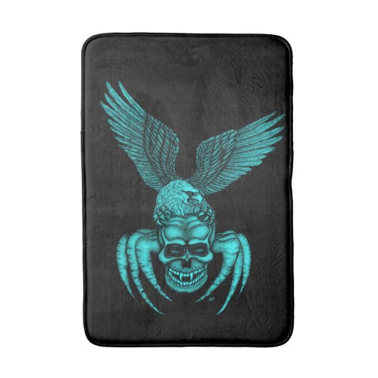 Spiderskull met Eagle Badmat (Voorkant Verticaal)
