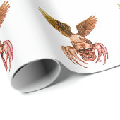 Spiderskull met Eagle Cadeaupapier (Rol Hoek)