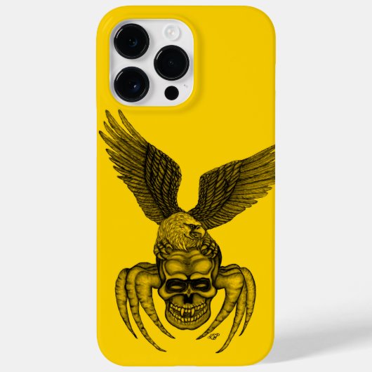Spiderskull met Eagle Case-Mate iPhone Case (Achterkant)