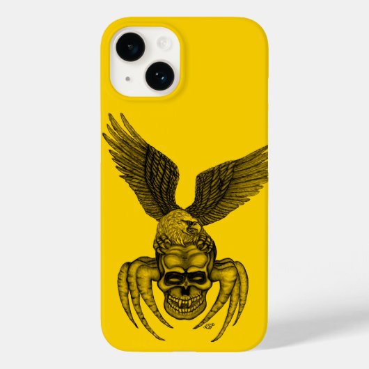 Spiderskull met Eagle Case-Mate iPhone Case (Achterkant)