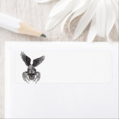 Spiderskull met Eagle Etiket (Insitu)
