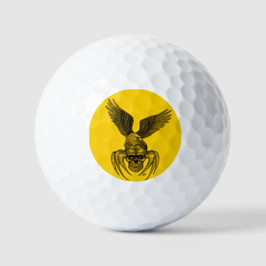 Spiderskull met Eagle Golfballen (Voorkant)