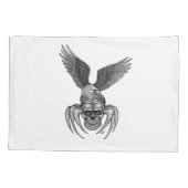 Spiderskull met Eagle Kussensloop (Achterkant)