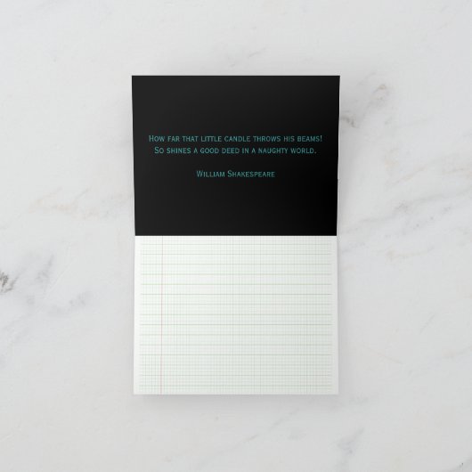 Spiderweb Bedankkaart (Binnen)