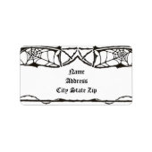 Spiderweb Etiket (Voorkant)