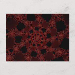 Spiderweb Fractal Briefkaart