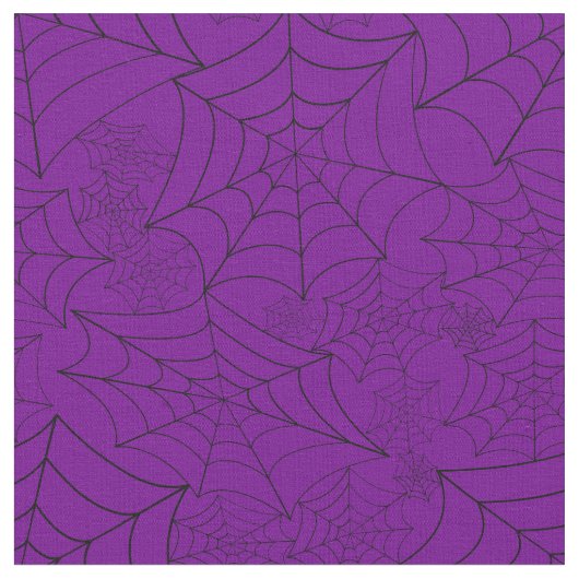 spiderweb halloween gothic spider web purple stof (Close Up)