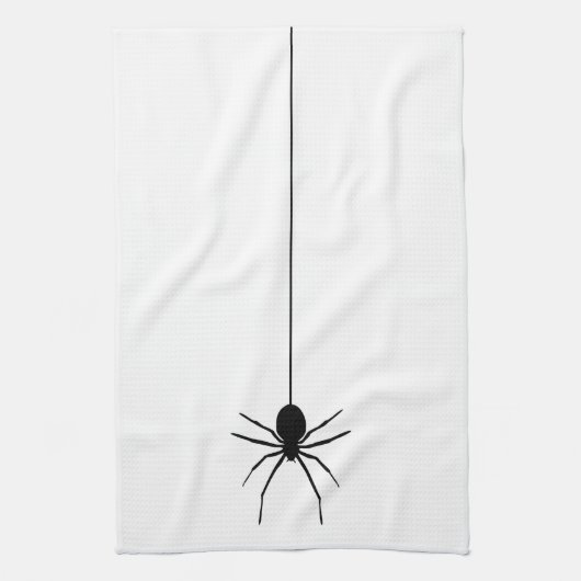 Spiderweb Halloween Kitchen Towel Theedoek (Verticaal)