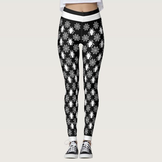 Spiderweb Halloween Leggings (Voorkant)