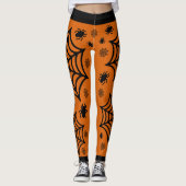 Spiderweb Halloween Leggings (Voorkant)