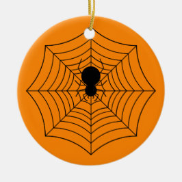 Spiderweb Keramisch Ornament