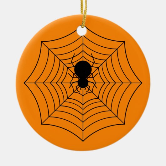 Spiderweb Keramisch Ornament (Voorkant)