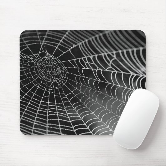 Spiderweb mousepad muismat (Met muis)