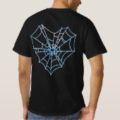 Spiderweb or Cobweb Printed Design Tshirt  (Dos)