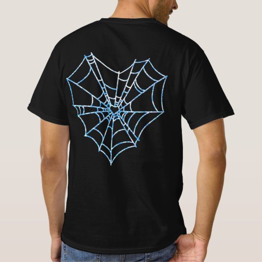 Spiderweb or Cobweb Printed Design Tshirt  (Dos)