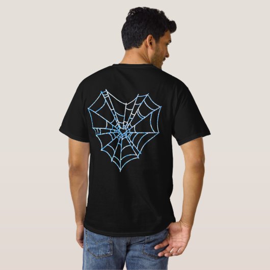 Spiderweb or Cobweb Printed Design Tshirt  (Dos entier)
