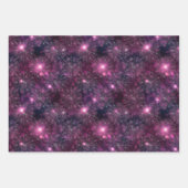 Spiderweb Paarse Design inpakpapier vellen (Voorkant)